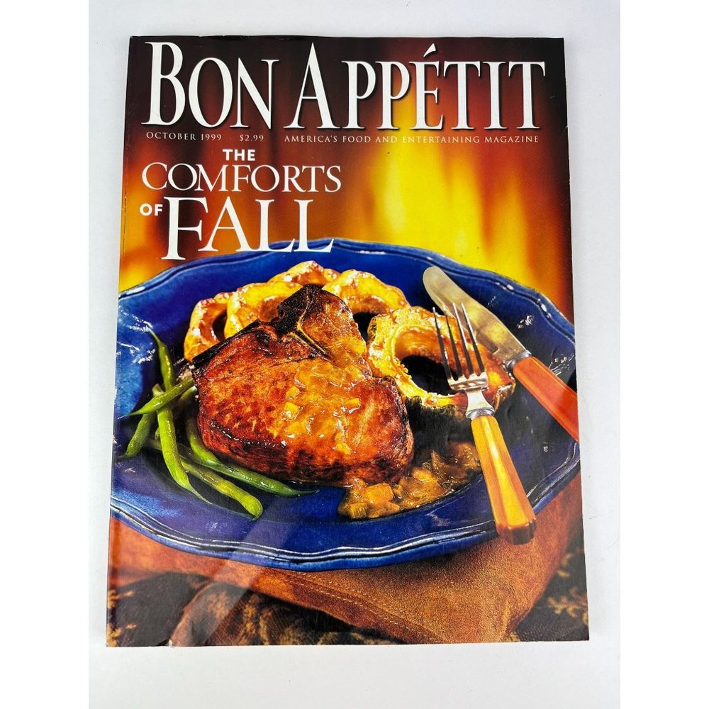 Bon Appetit October 1999 VINTAGE Food and Entertainment Magazine Fall Comfort
